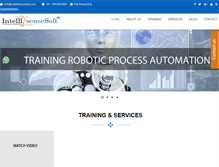 Tablet Screenshot of intellisensesoft.com